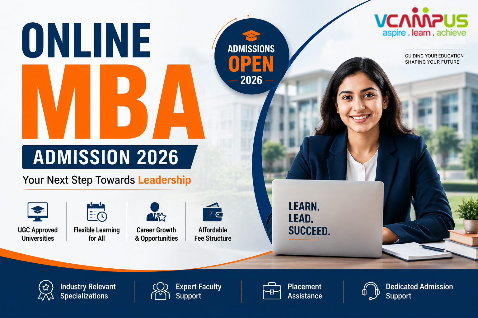 Online MBA Admission 2026 | Eligibility, Fees & Career Guide | VCampus Ventures